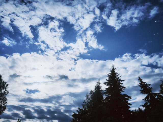 A little unstable weather, although gorgeous clouds.